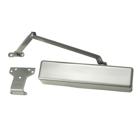 Lcn Spring Cush Arm Door Closer, Full Cover, Aluminum 1461-SCUSH AL FC